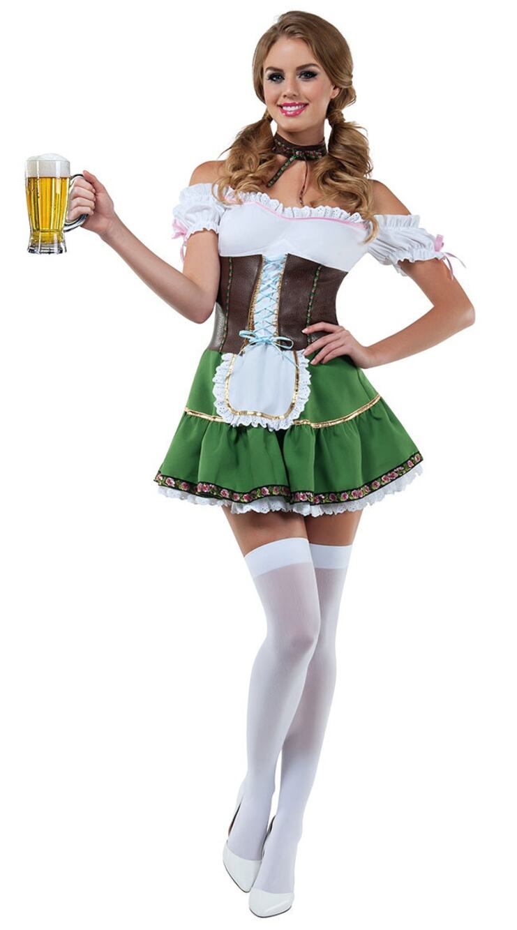 NEW Starline Beer Maiden Oktoberfest German Costume Size Large